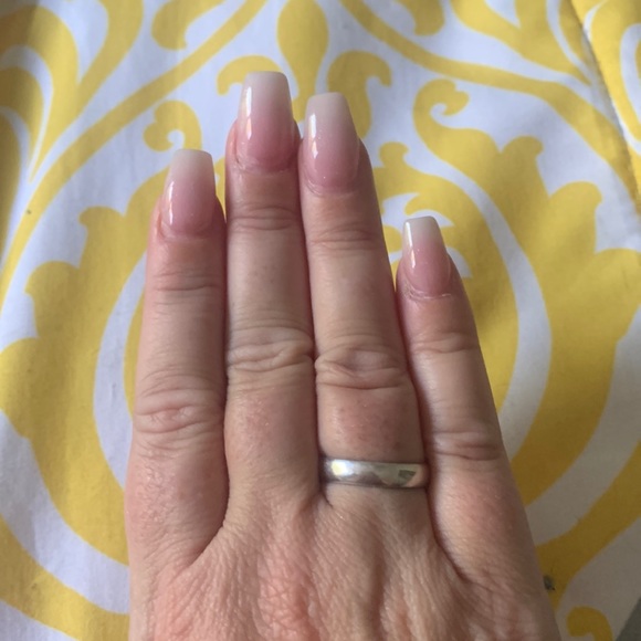 Size 7 sterling silver band plain - Picture 1 of 3